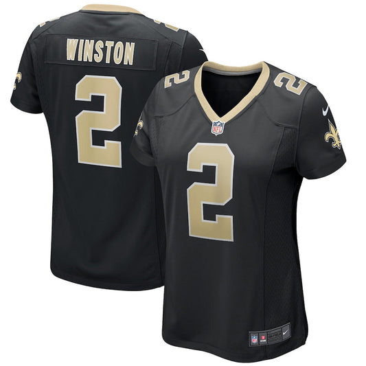 Women's New Orleans Saints Jameis Winston Game Jersey - Black