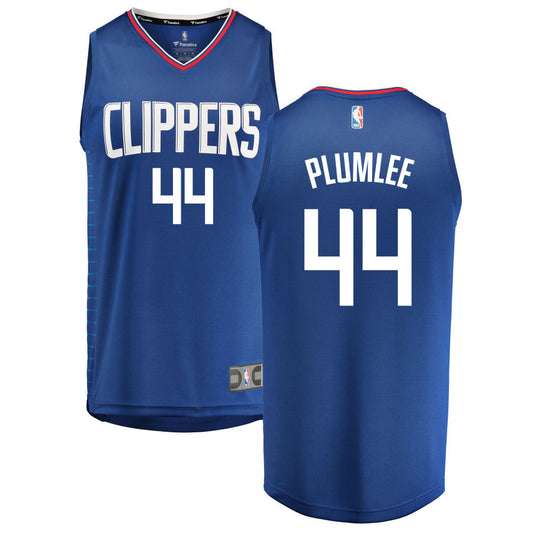 Mason Plumlee LA Clippers Fanatics Branded Fast Break Replica Jersey Royal - Icon Edition