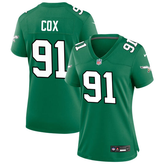 Fletcher Cox Philadelphia Eagles Nike Women's Alternate Game Jersey - Kelly Green
