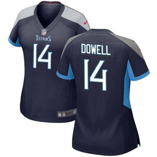 Colton Dowell Tennessee Titans Nike Women's Game Jersey - Navy
