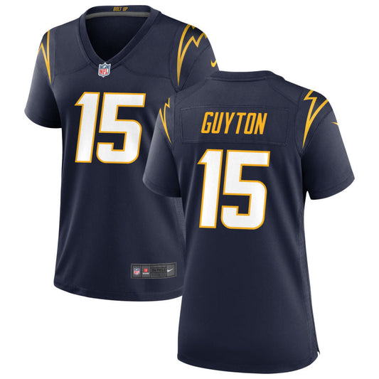 Jalen Guyton Los Angeles Chargers Nike Women's Alternate Game Jersey - Navy