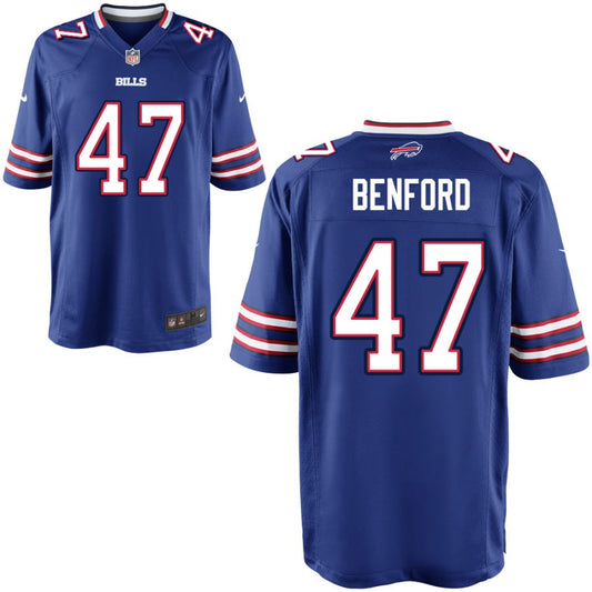 Christian Benford Buffalo Bills Nike Youth Game Jersey - Royal