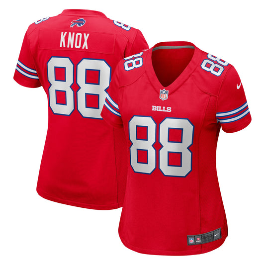Dawson Knox Buffalo Bills Nike Women's Alternate Game Jersey - Red