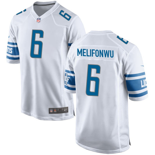 Ifeatu Melifonwu Detroit Lions Nike Game Jersey - White