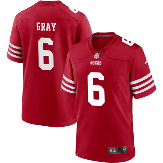 Danny Gray San Francisco 49ers Nike Youth Game Jersey - Scarlet