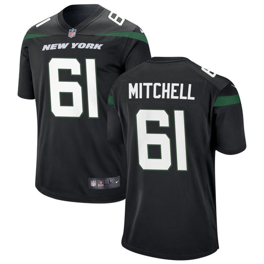 Max Mitchell New York Jets Nike Youth Game Jersey - Black