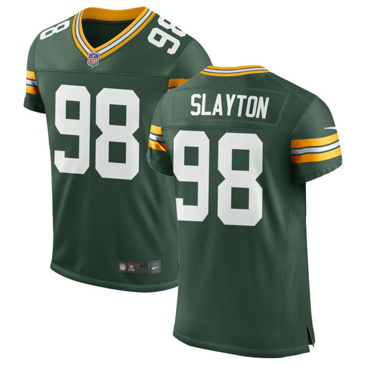 Chris Slayton Green Bay Packers Nike Classic Elite Jersey - Green