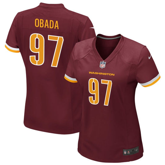 Efe Obada Washington Commanders Nike Women's Game Player Jersey - Burgundy