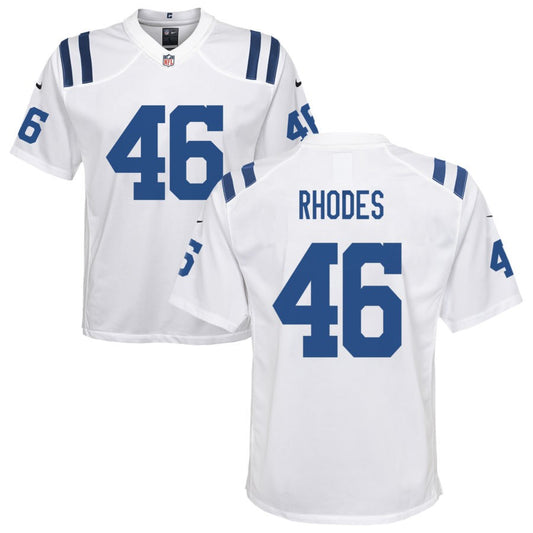 Luke Rhodes Nike Indianapolis Colts Youth Game Jersey - White