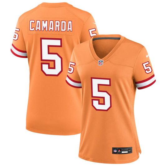 Jake Camarda Tampa Bay Buccaneers Nike Women's Throwback Game Jersey - Orange