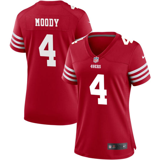 Jake Moody San Francisco 49ers Nike Women's Game Jersey - Scarlet