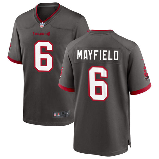 Baker Mayfield Tampa Bay Buccaneers Nike Youth Alternate Game Jersey - Pewter