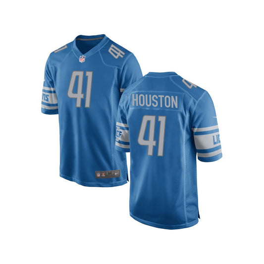 James Houston Detroit Lions Nike Youth Team Color Game Jersey - Blue