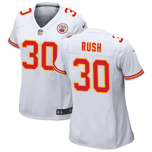 Darius Rush Kansas City Chiefs Nike Women's Game Jersey - White