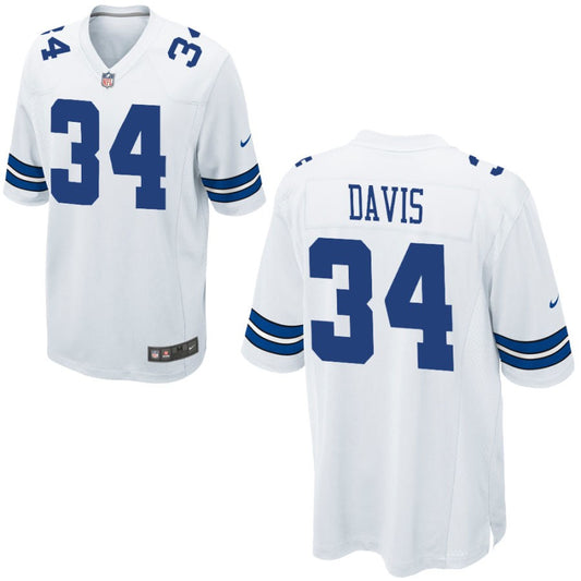 Malik Davis Nike Dallas Cowboys Youth Game Jersey